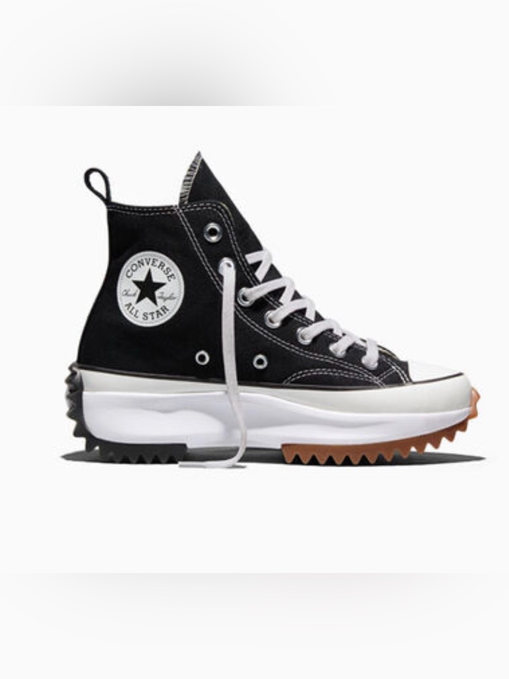 Converse Women Black and White Platform High-Top Sneakers